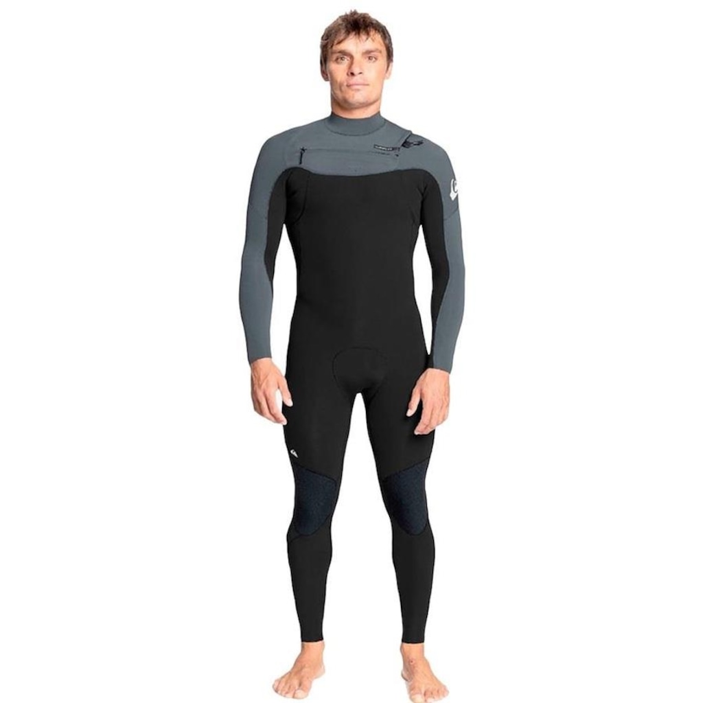 Long John Quiksilver Everyday Sessions 3/2 Chest Zip - Masculino