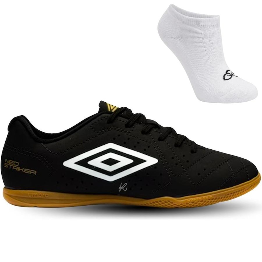Kit Chuteira Futsal Umbro Neo Striker + Meias - Adulto
