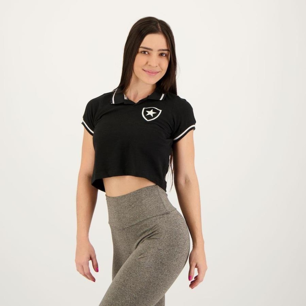 Imagem 2 do produto Blusa Cropped do Botafogo Retromania Retrô - Feminina