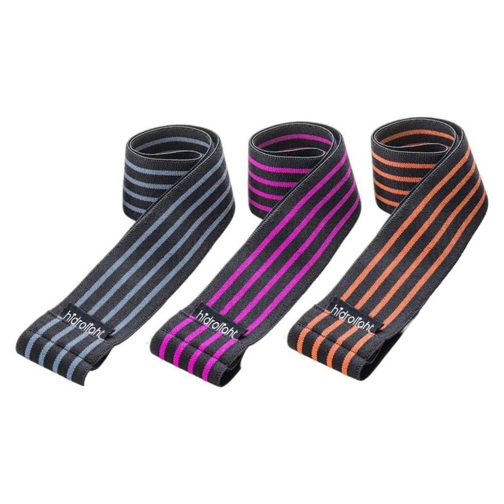 Kit de Faixa Elástica Hidrolight Suave com 3 Peças - Foto 1
