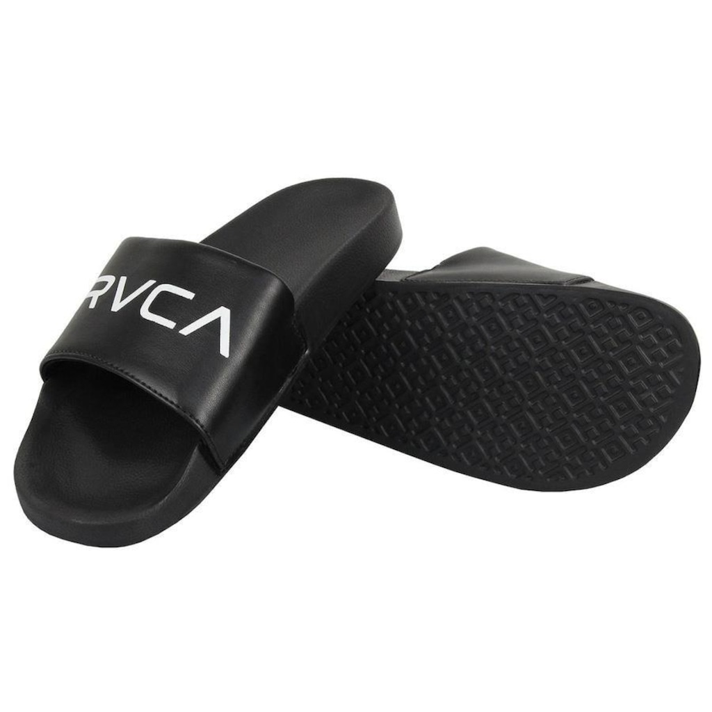 Imagem 2 do produto Chinelo Rvca Slide Black - Masculino