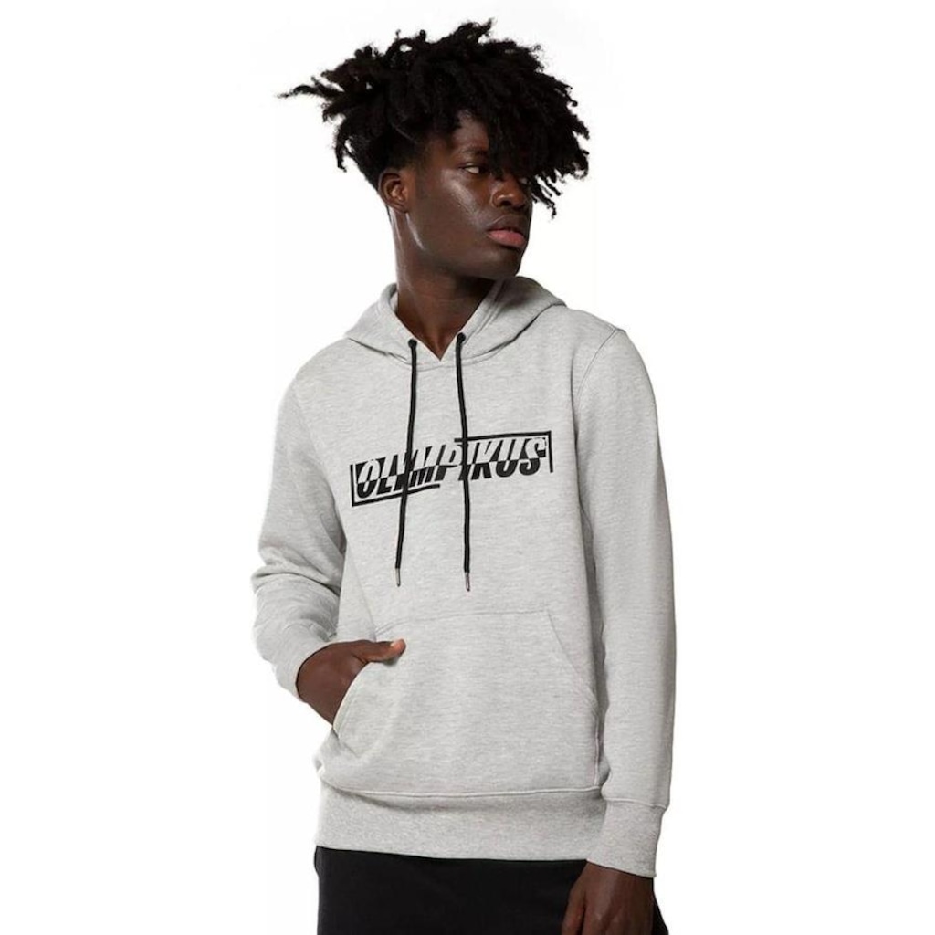 Blusão de Moletom com Capuz Olympikus Hoodie Grafic Unissex