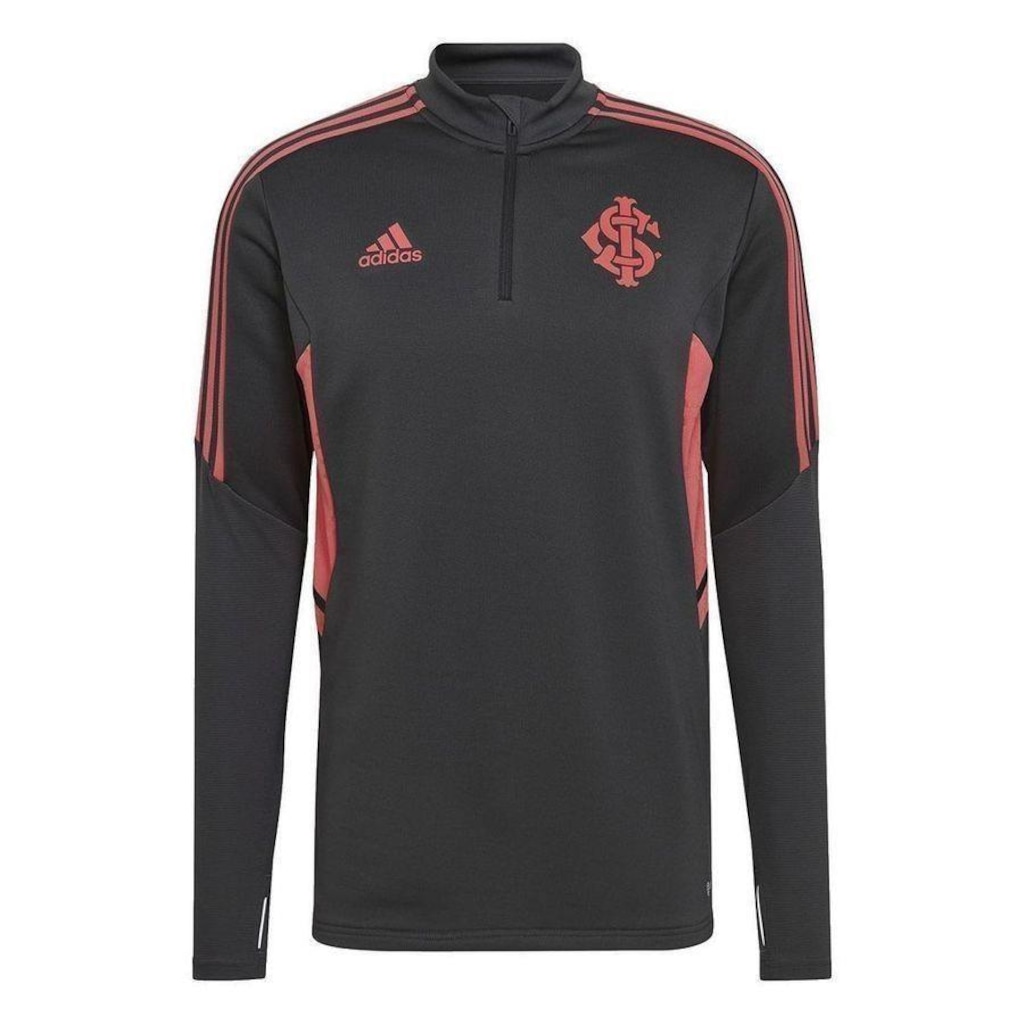 Blusão do Internacional de Moletom adidas Treino 22/23 com Capuz - Masculina - Foto 1
