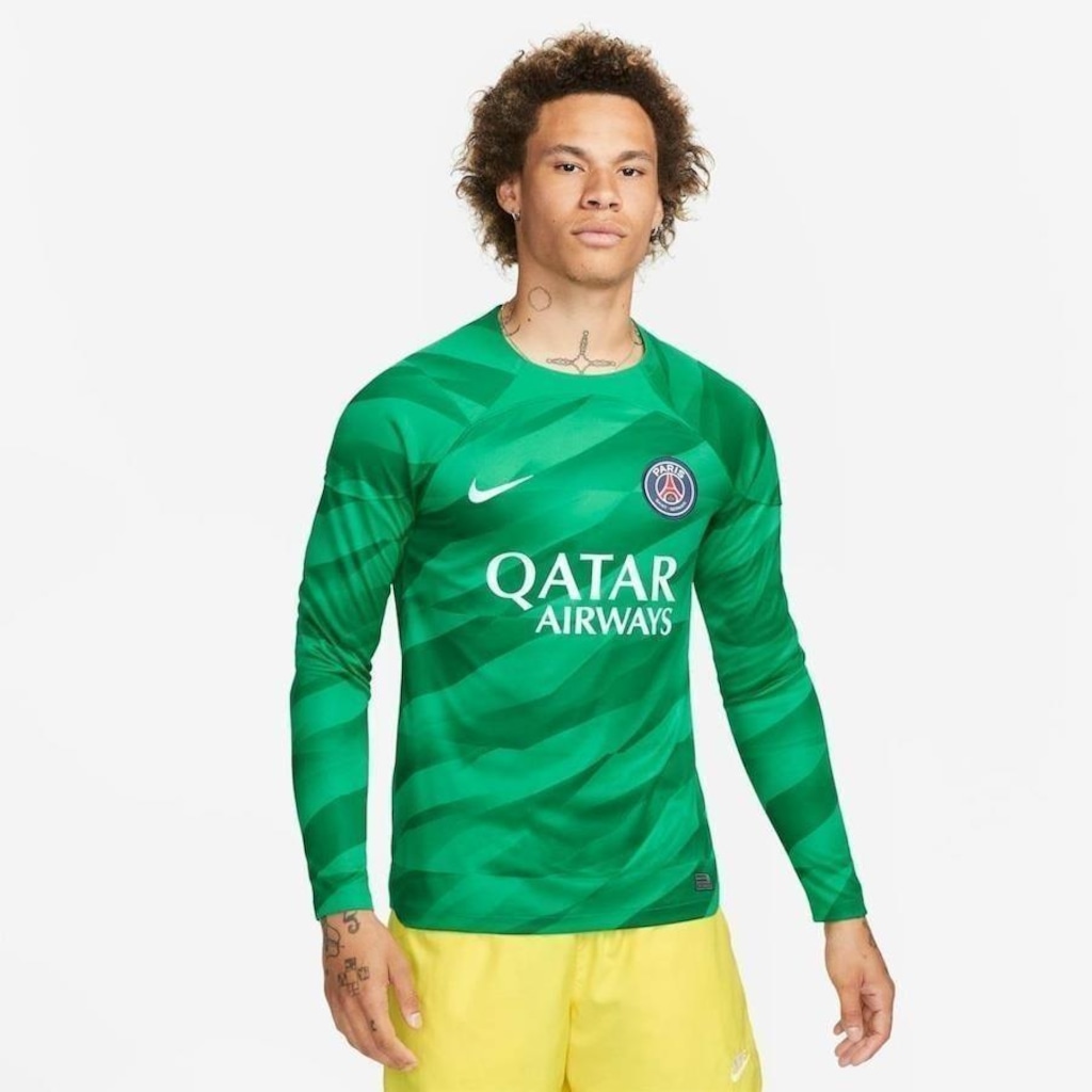 Camisa de Goleiro Paris Saint-Germain 2023/24 Nike - Masculina