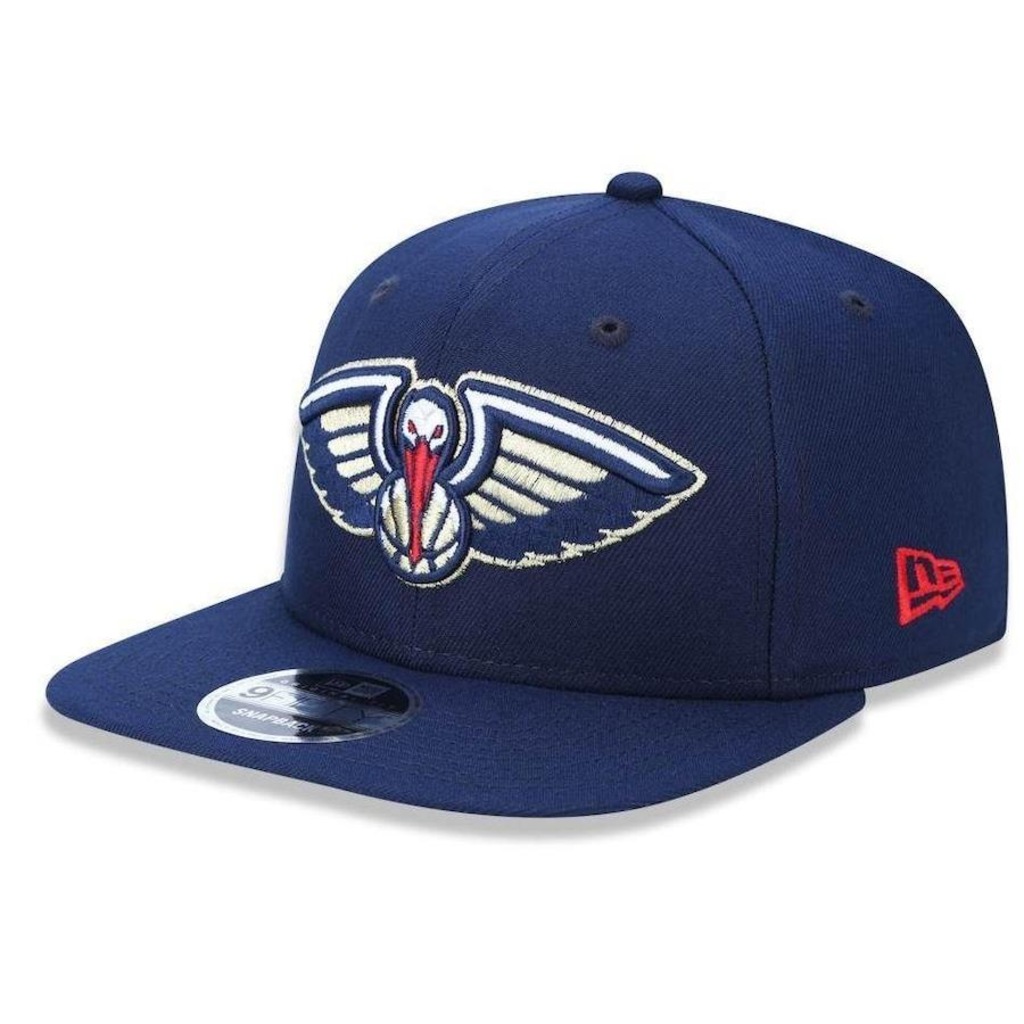 Boné Aba Reta New Era 9Fifty Nba New Orleans Pelicans Primary - Snapback - Adulto - Foto 1