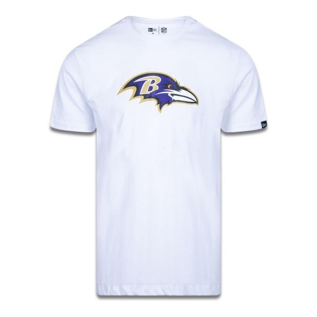 Camiseta New Era Baltimore Ravens Logo Time Nfl - Masculina