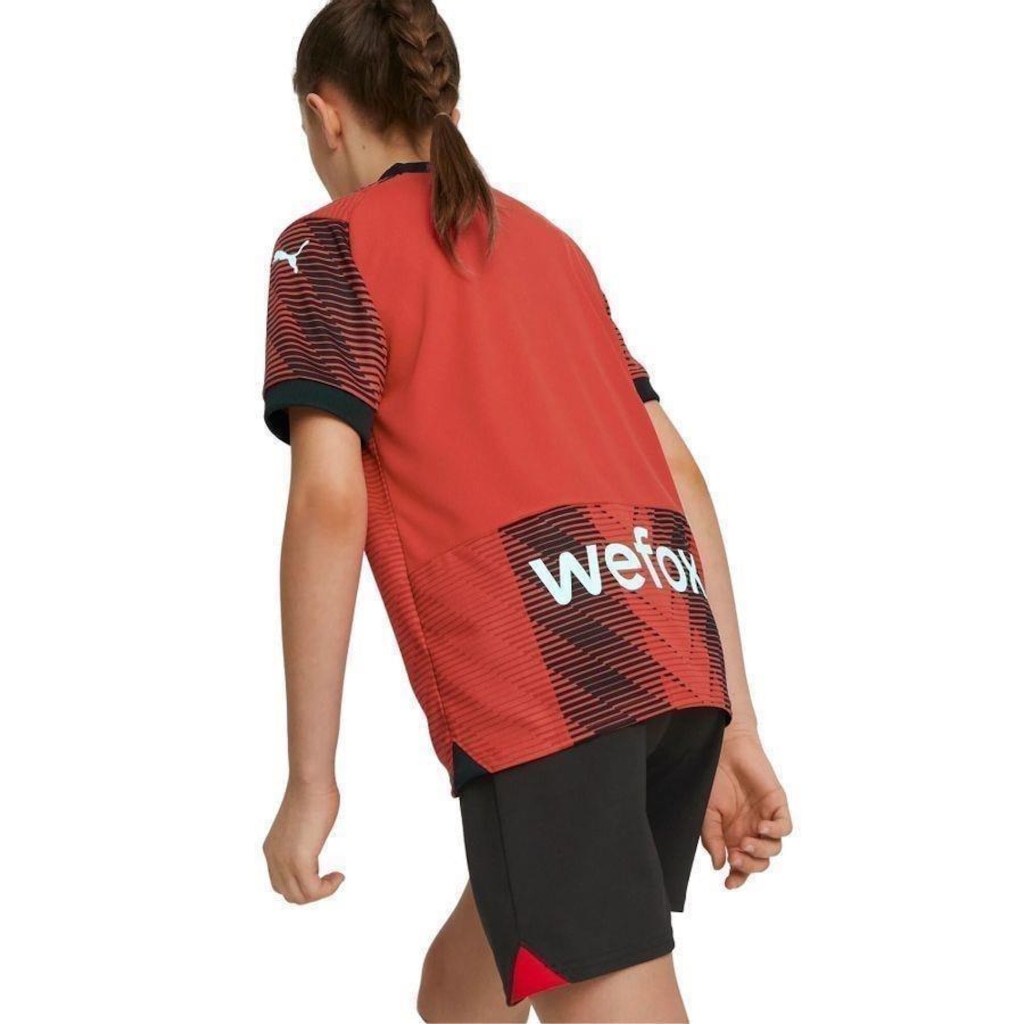 Imagem 5 do produto Camisa Milan I 23/24 Puma - Infantil