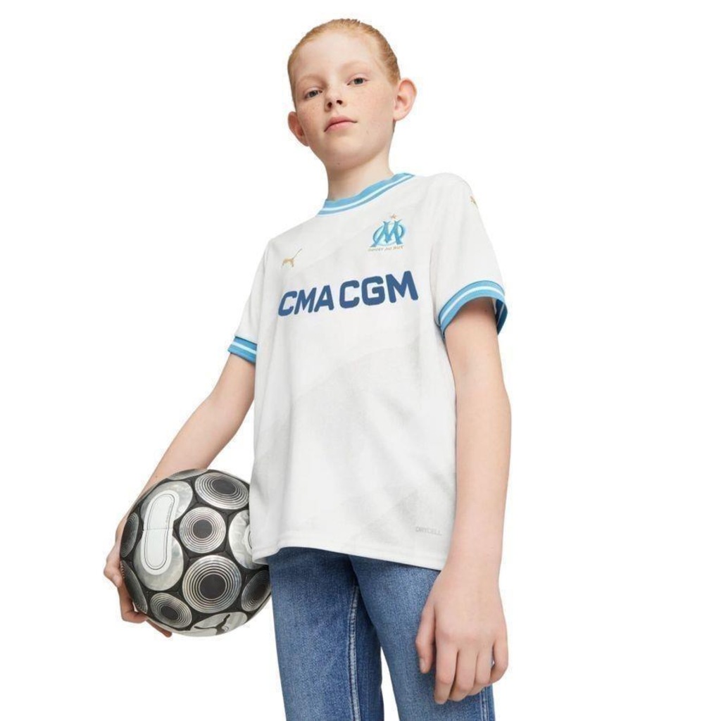 Imagem 5 do produto Camisa Olympique de Marseille Home 23/24 Puma - Infantil