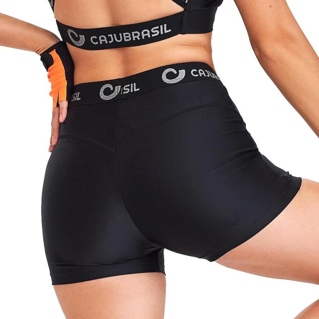 Mini Shorts Caju Brasil Atlétika Elástico - Feminino