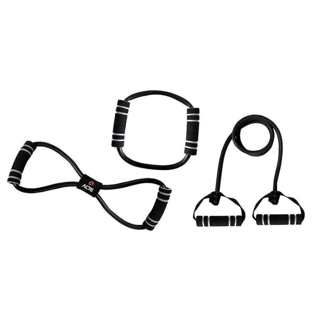 Kit de Extensores Elásticos Acte Sports Hard T21-B
