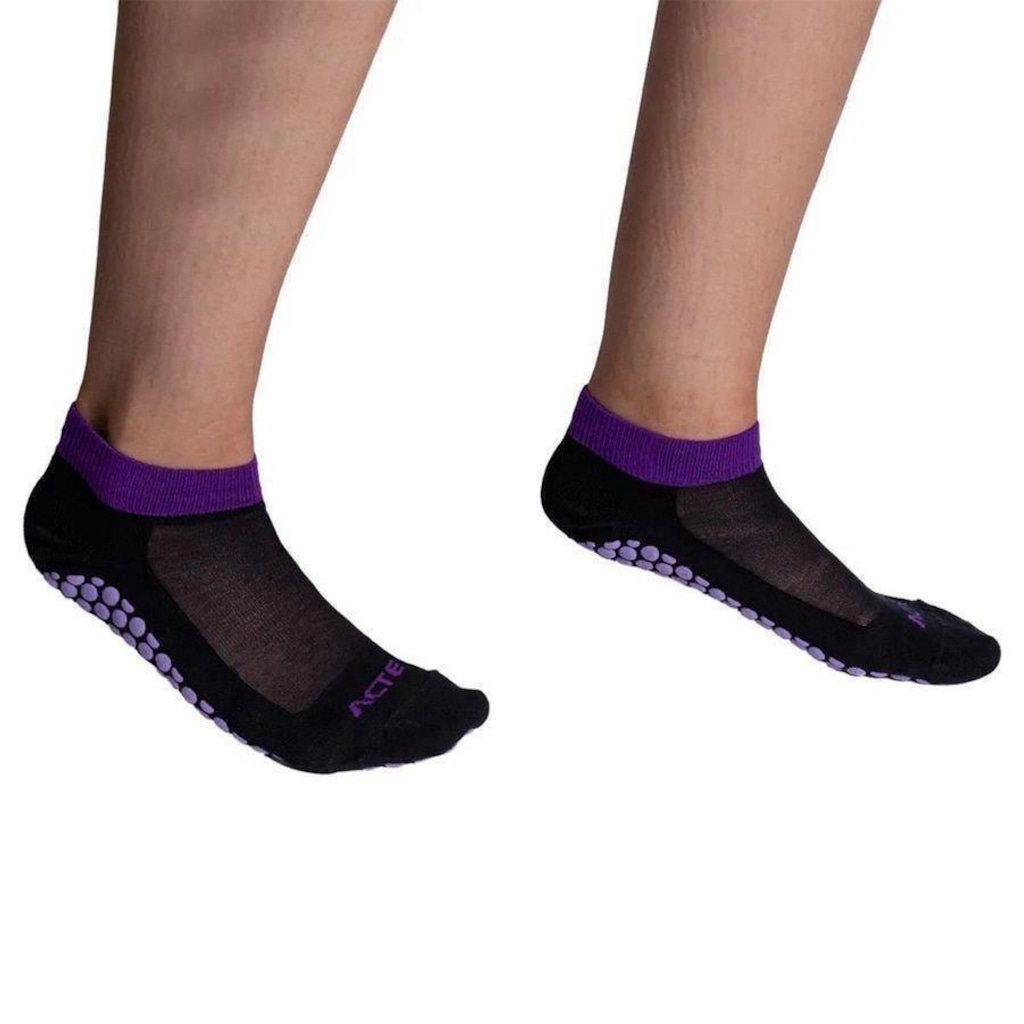 Imagem 3 do produto Meia Acte Sports para Pilates F3-Prx - Feminina