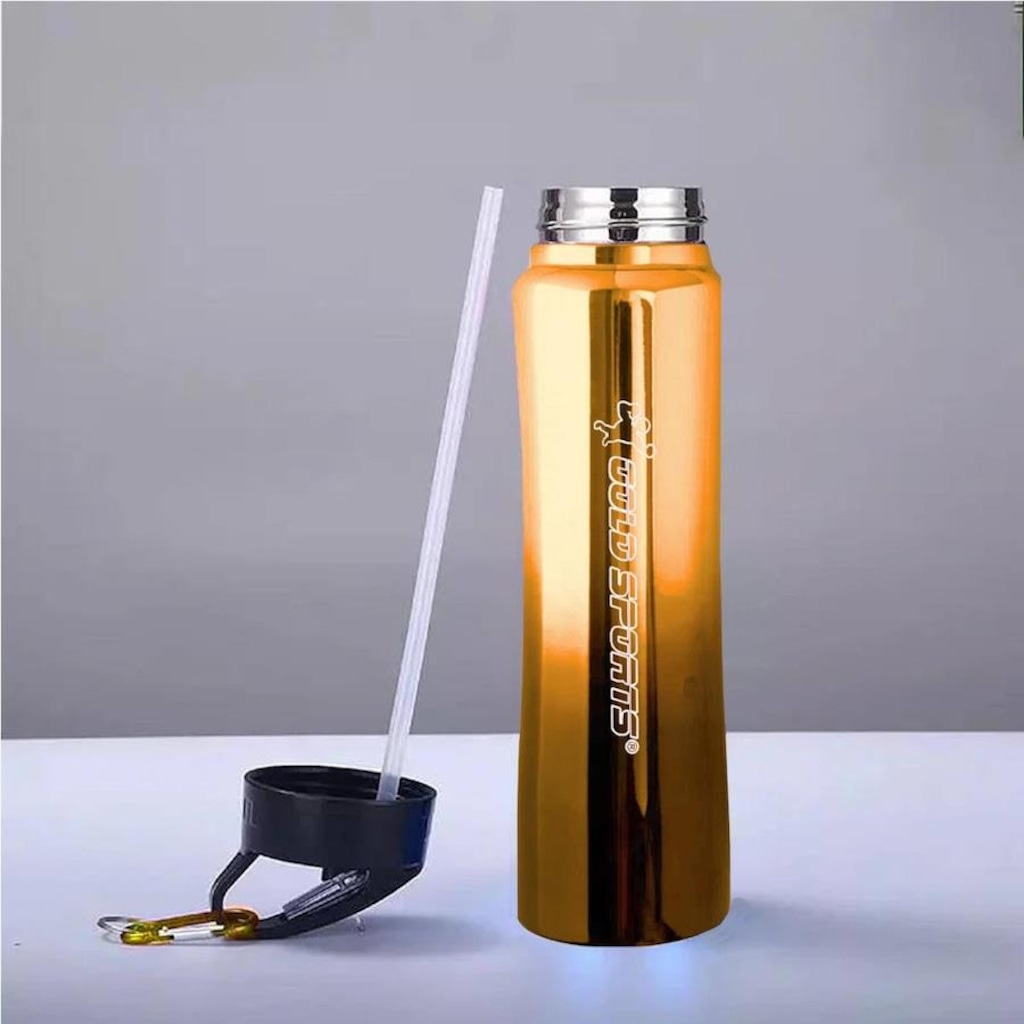 Imagem 2 do produto Garrafa Gold Sports Walk Canudo Bico Anatômico e Alça - 750 ml