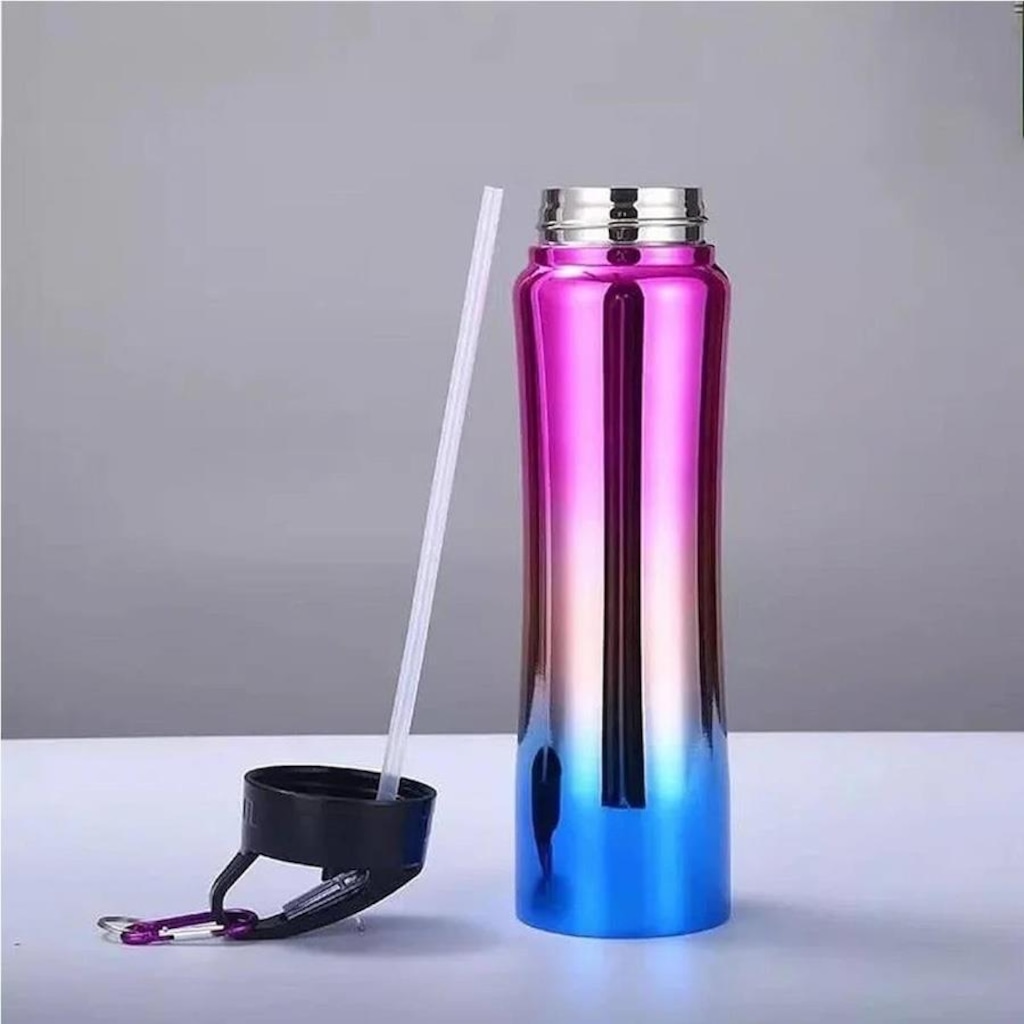 Imagem 4 do produto Garrafa Gold Sports Walk Canudo Bico Anatômico e Alça - 750 ml