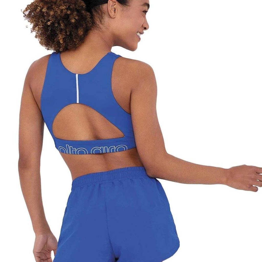 Imagem 3 do produto Top Fitness com Bojo Alto Giro Hyper Refletivo - Feminino