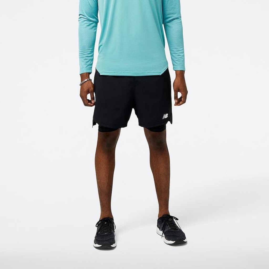 Imagem 2 do produto Bermuda New Balance Accelerate Dupla - 5" - Masculina