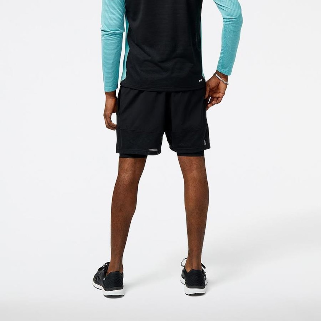 Imagem 4 do produto Bermuda New Balance Accelerate Dupla - 5" - Masculina