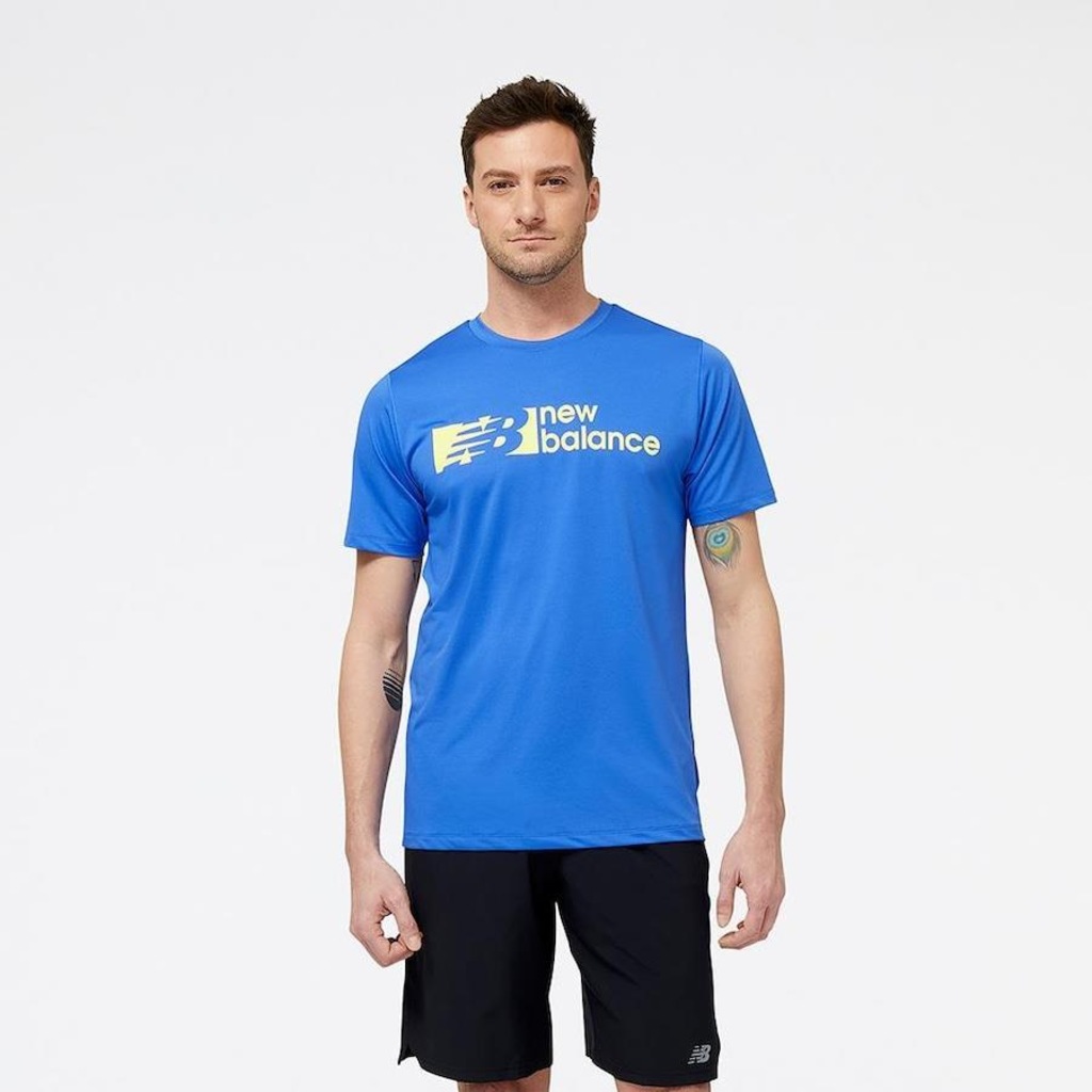 CAMISETA NEW BALANCE TENACITY GRAPHIC - Foto 1
