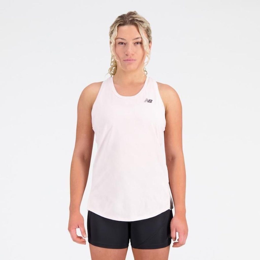 Camiseta Regata New Balance Q Speed Jacquard Feminina