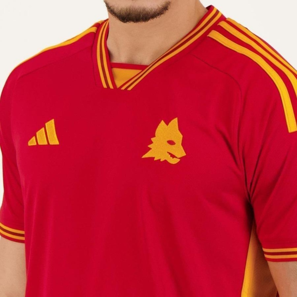 Camisa Roma I 2024 21 Dybala adidas - Masculina - Foto 1