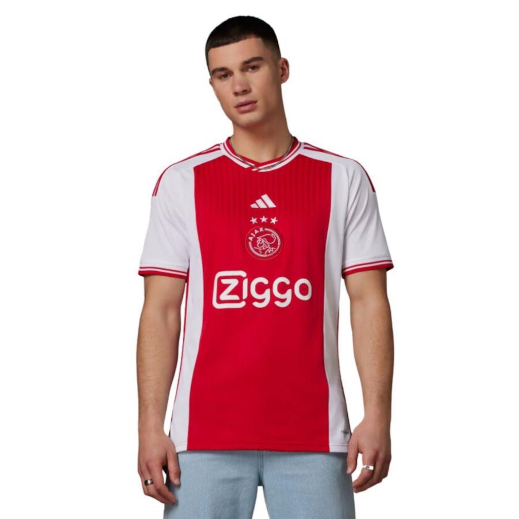 Camisa Ajax Amsterdam I 23/24 adidas - Masculina - Foto 1