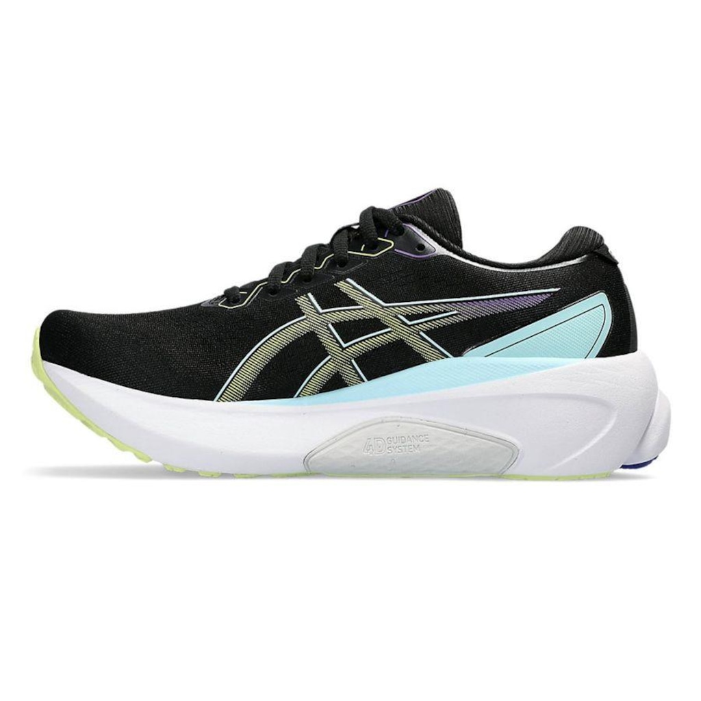Imagem 2 do produto Tênis Asics Gel-Kayano 30 Feminino - Preto/Amarelo - Asics