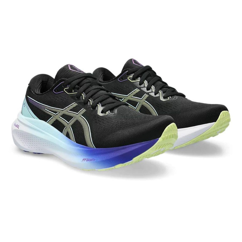 Imagem 3 do produto Tênis Asics Gel-Kayano 30 Feminino - Preto/Amarelo - Asics
