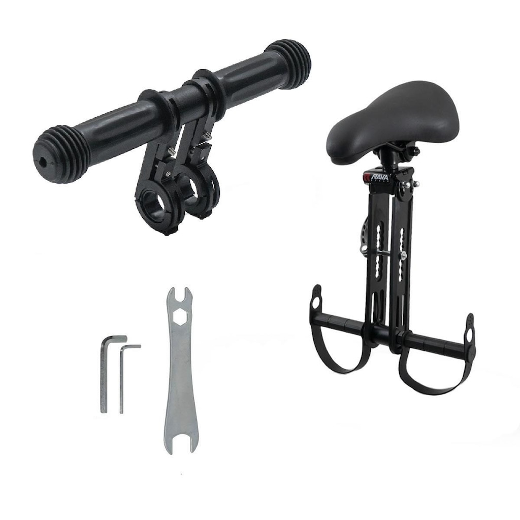 Cadeirinha Rava Assento Infantil Dianteira P/ Bicicleta C/ Suporte de Mão