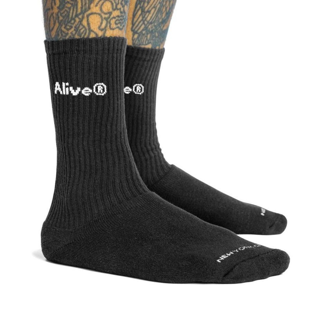 Imagem 4 do produto Kit Meias Cano Alto Alive Logo - 34 Ao 46 - 3 Pares - Adulto