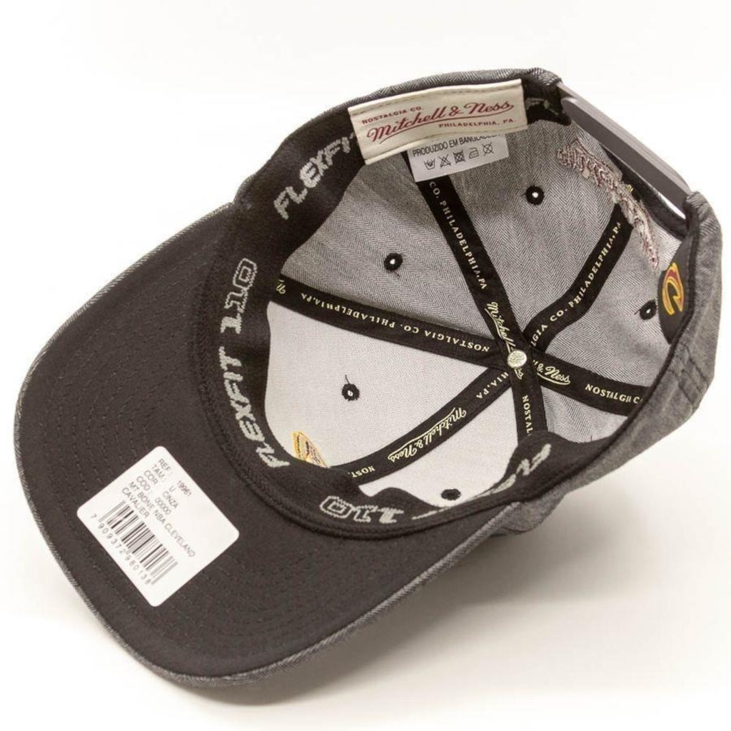 Imagem 5 do produto Boné Aba Curva Mitchell & Ness NBA Cleveland Cavaliers - Snapback - Adulto