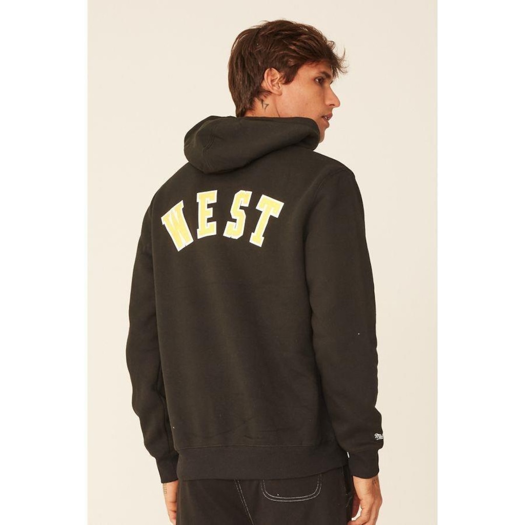 Imagem 3 do produto Blusão De Moletom Com Capuz Mitchell & Ness Fechado Com Capuz All Star West - Masculino