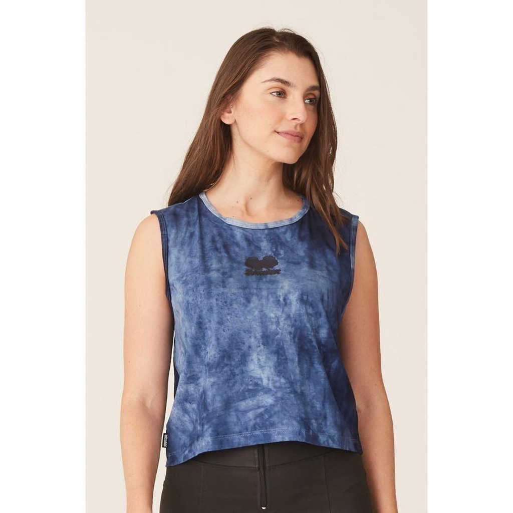 Camiseta Cropped Starter Tie Dye - Feminina