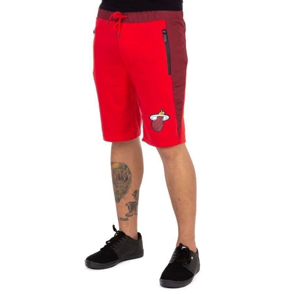 Imagem 2 do produto Bermuda Nba Moletom Miami Heat - Masculina