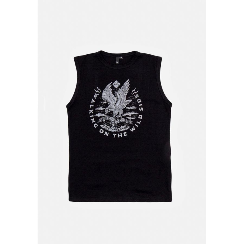 Regata HD Juvenil Estampada Eagle Preta - HD