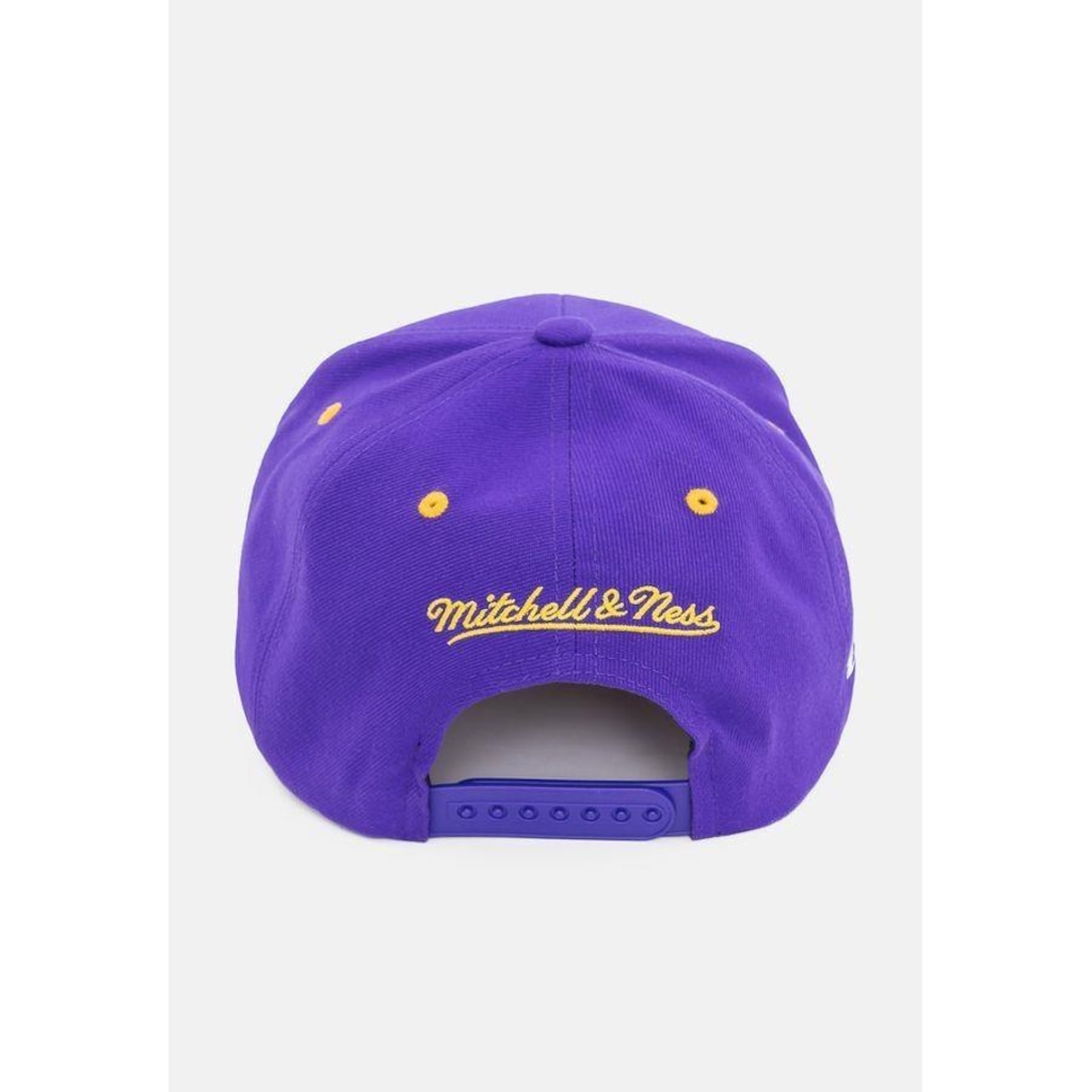 Imagem 3 do produto Boné Aba Reta Mitchell & Ness Los Angeles Lakers - Snapback - Adulto