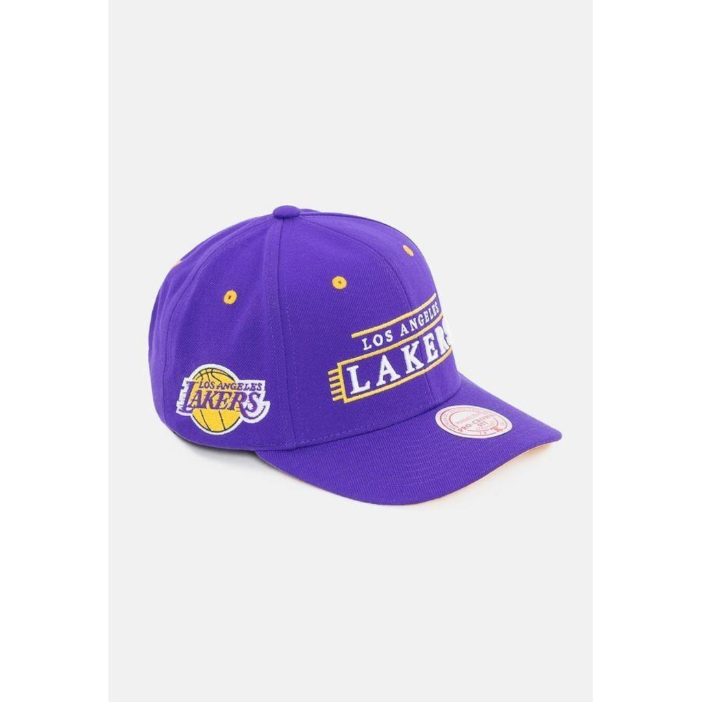 Imagem 4 do produto Boné Aba Reta Mitchell & Ness Los Angeles Lakers - Snapback - Adulto