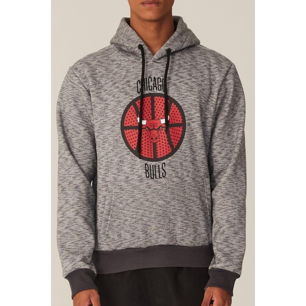 Imagem 4 do produto Blusão De Moletom Com Capuz NBA Chicago Bulls - Masculino