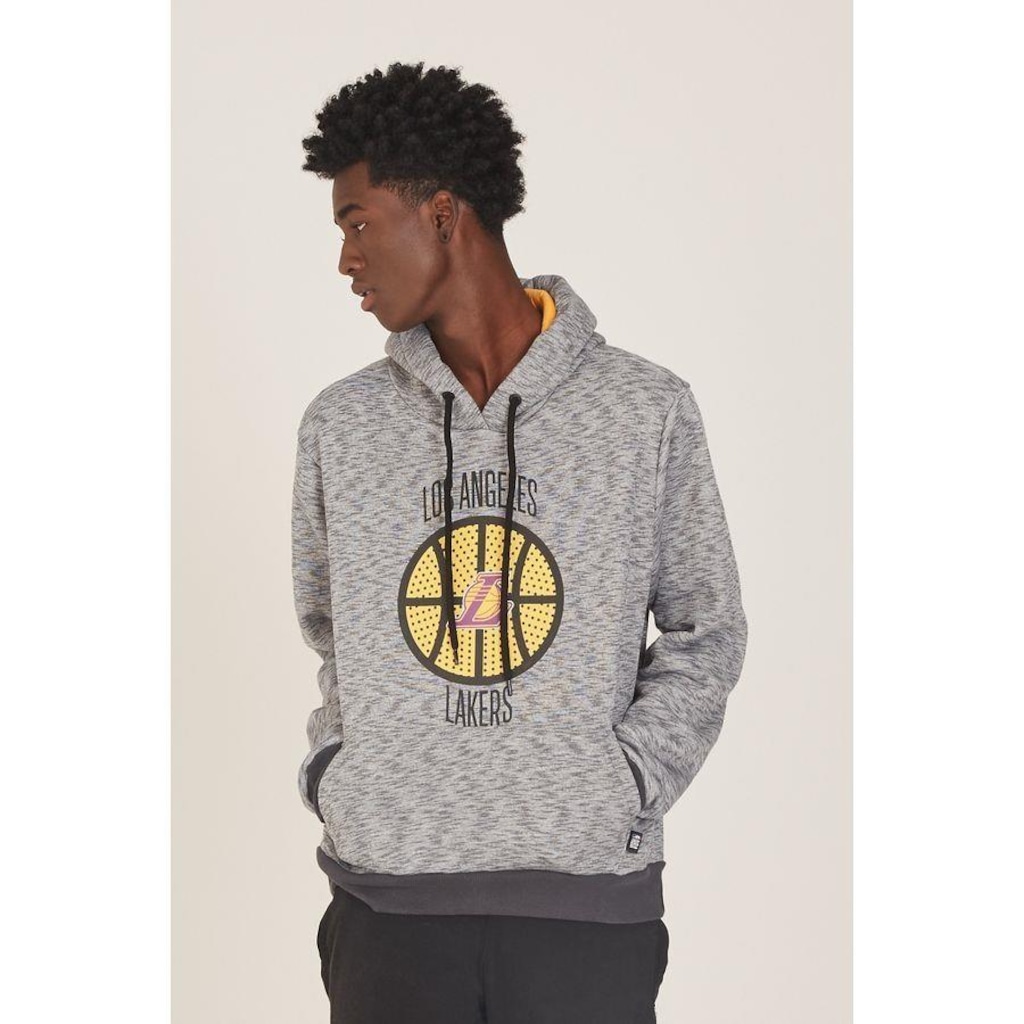 Imagem 4 do produto Blusão De Moletom Com Capuz Nba Los Angeles Lakers - Masculino