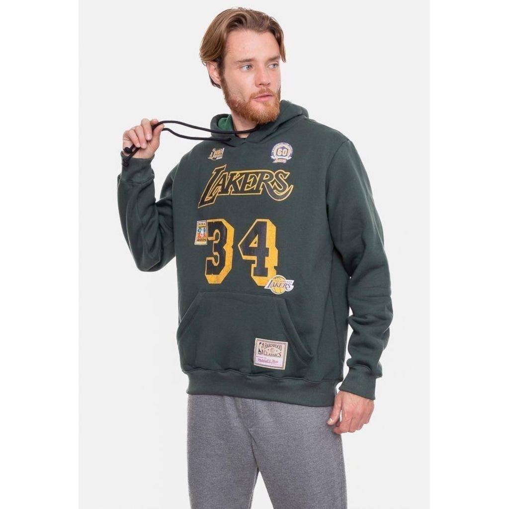 Blusão De Moletom Com Capuz Mitchell & Ness Shaquille O''''''''''''''''Neal - Masculino