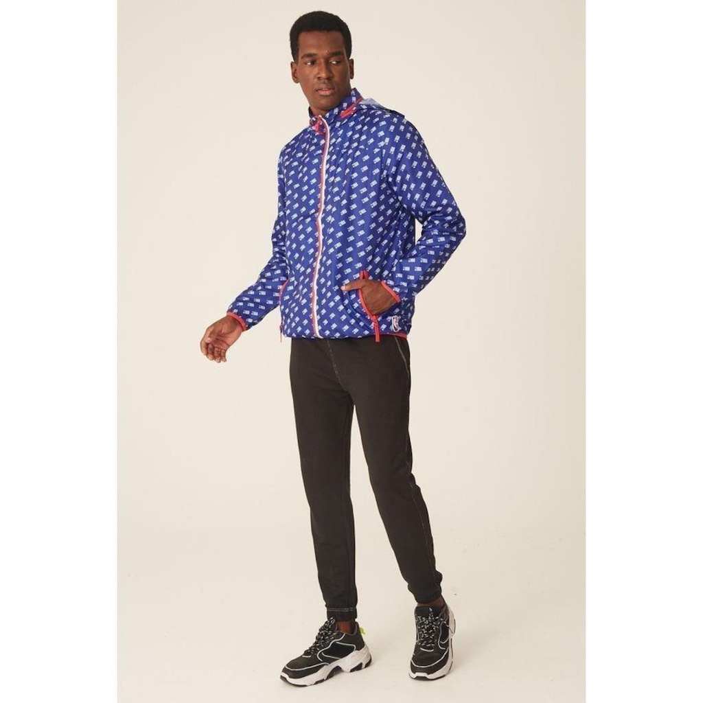 Jaqueta Corta Vento Com Capuz NBA - Masculina