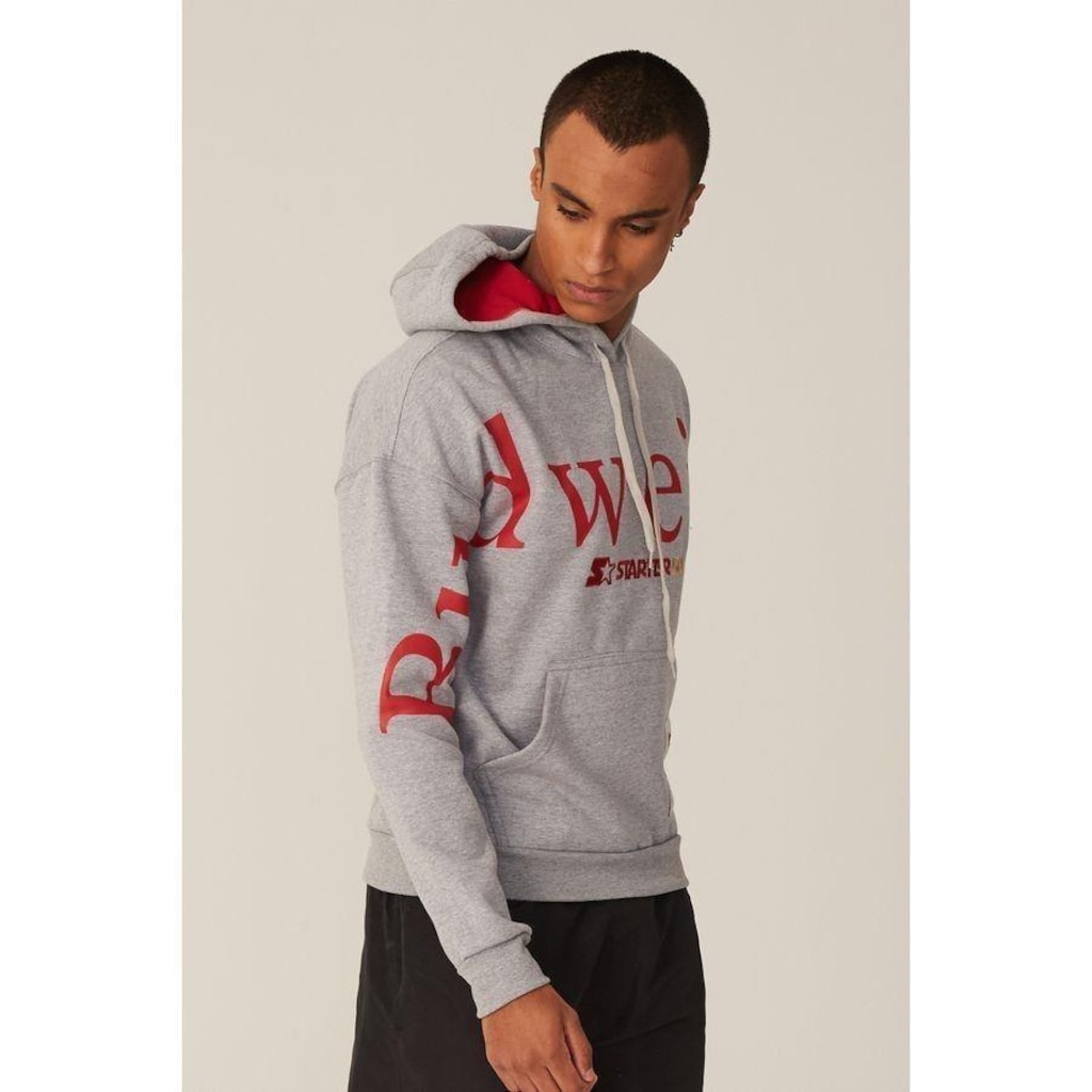 Imagem 2 do produto Blusão de Moletom Starter Collab Budweiser Gray - Masculino