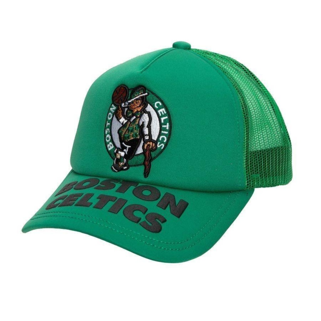 Boné Mitchell & Ness NBA Puff The Magic Boston Celtics - Trucker - Snapback - Adulto