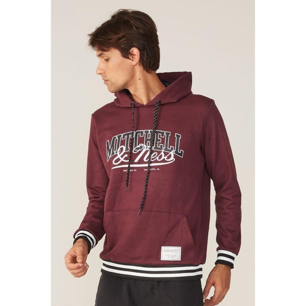 Imagem 5 do produto Blusão De Moletom Mitchell & Ness Fechado Com Capuz Branded - Masculino