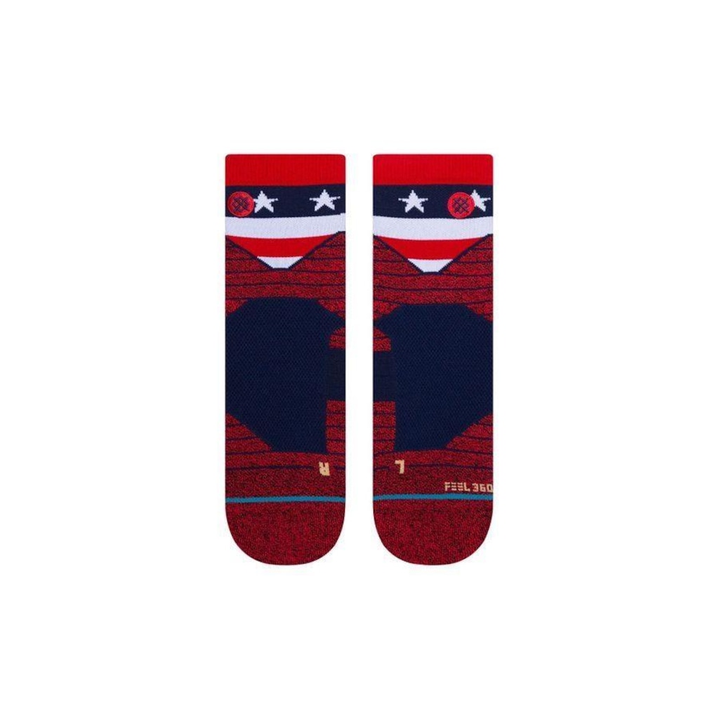Meia Cano Alto Stance American Qtr - Unissex