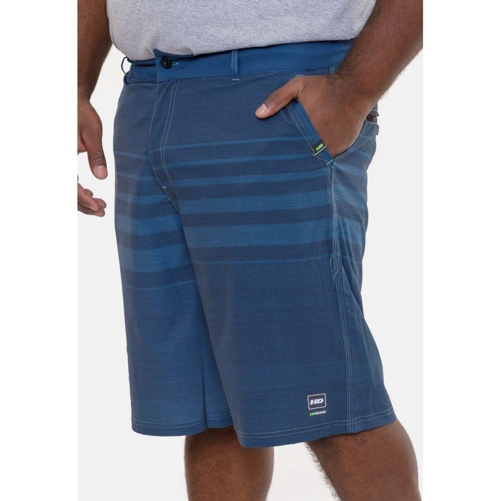 Bermuda Boardshort HD Plus Size Híbrido - Masculina