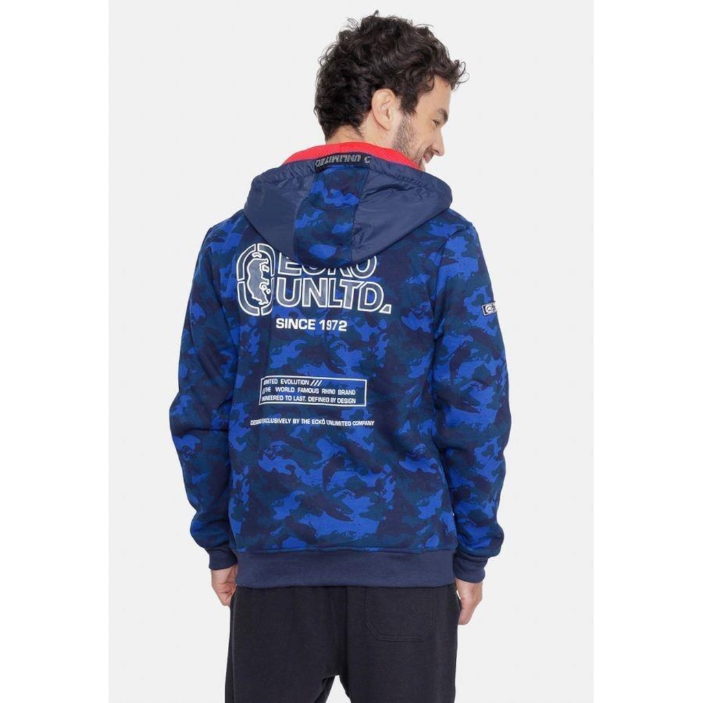 Imagem 2 do produto Blusão de Moletom com Capuz Ecko Aberto - Masculino
