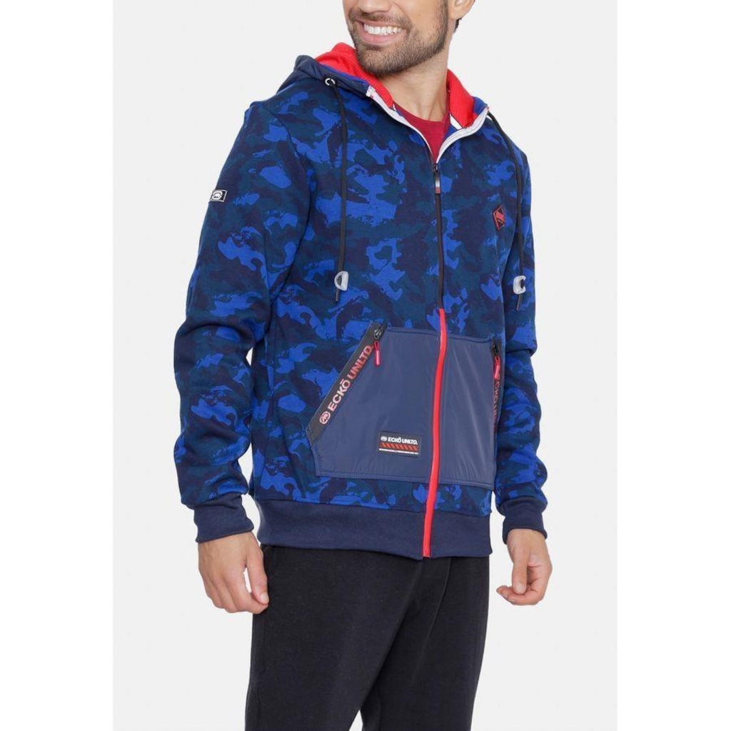 Imagem 3 do produto Blusão de Moletom com Capuz Ecko Aberto - Masculino
