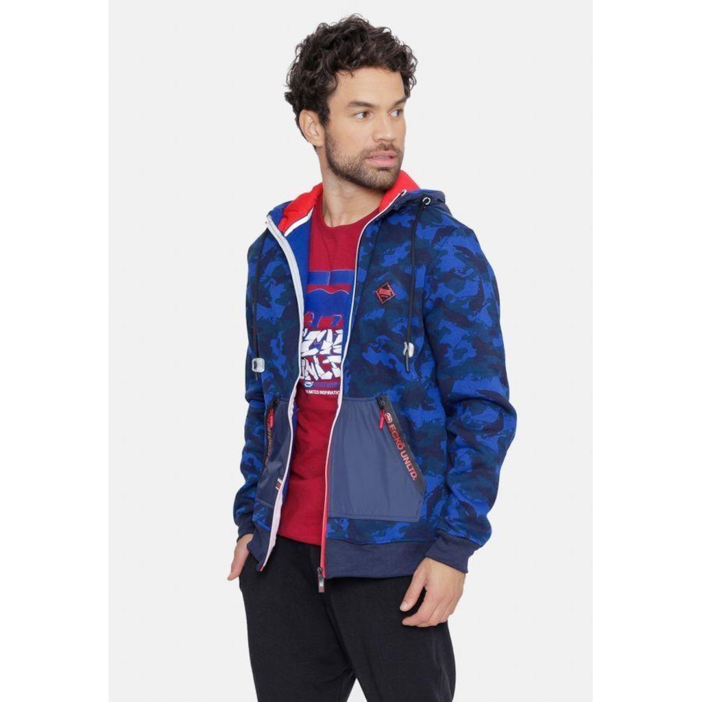 Imagem 4 do produto Blusão de Moletom com Capuz Ecko Aberto - Masculino