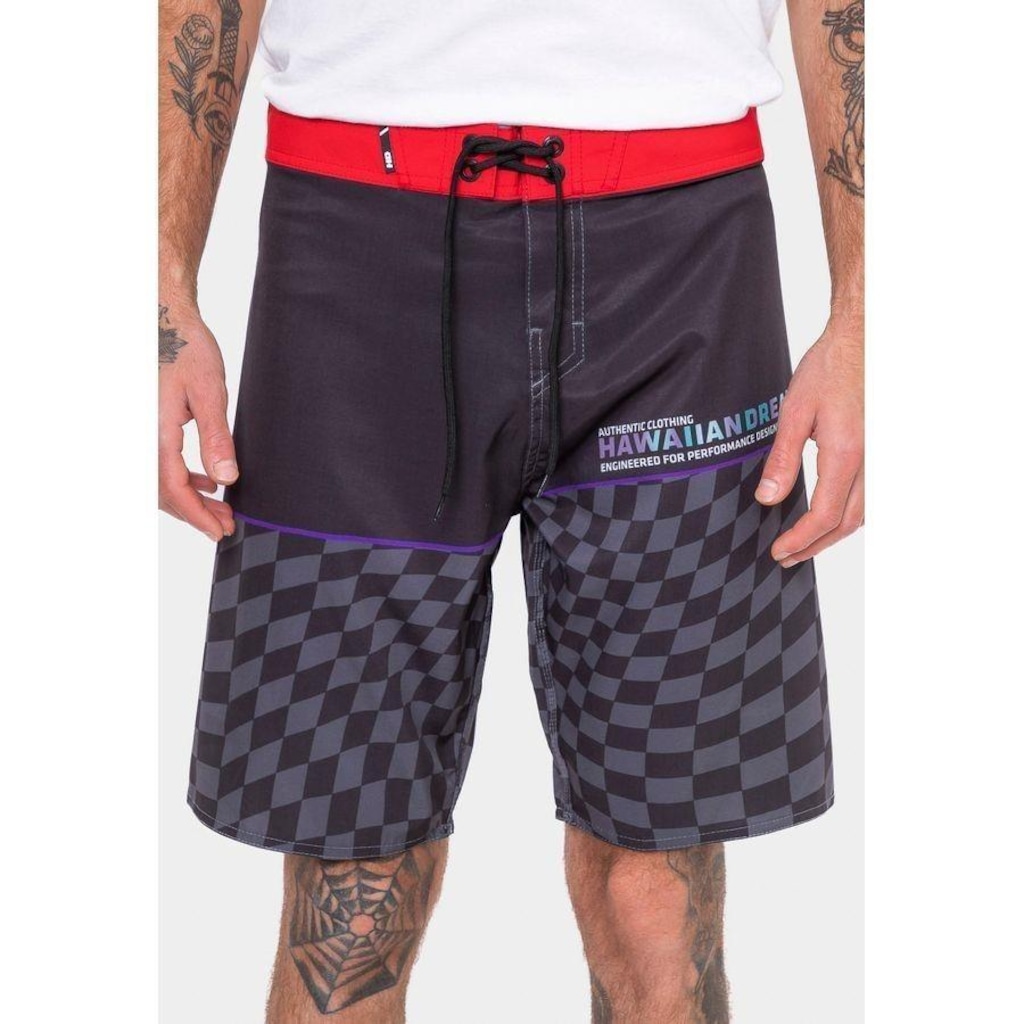 Bermuda Boardshort HD Geometric - Masculina