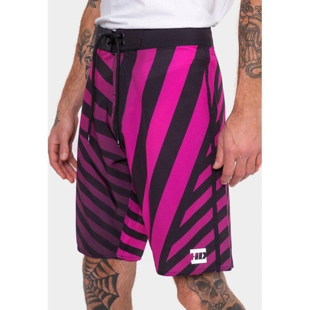 Bermuda Boardshort HD Punk Stripes - Masculina