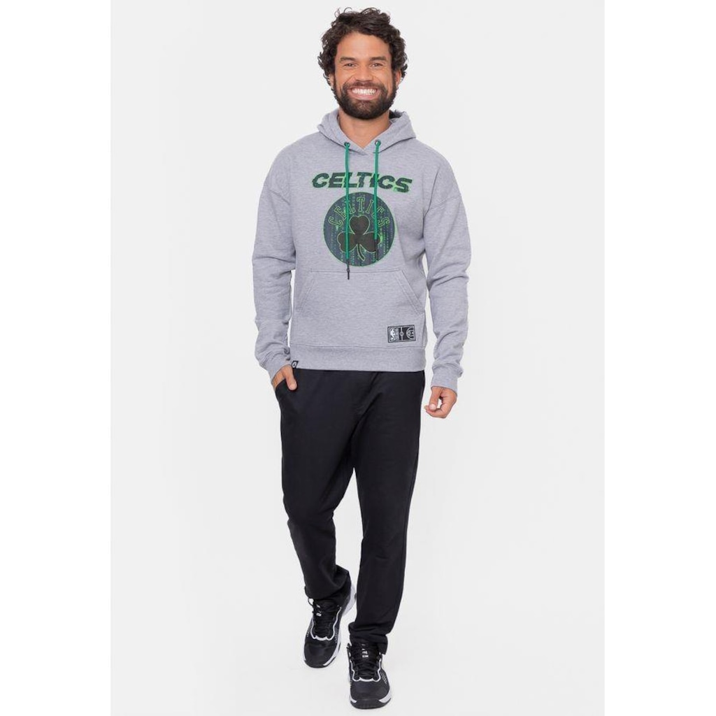 Imagem 2 do produto Blusão De Moletom Com Capuz NBA Matrix Boston Celtics - Masculino